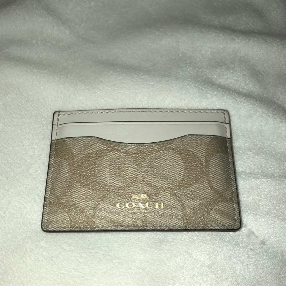 SOLD Coach Light Card Slot Wallet